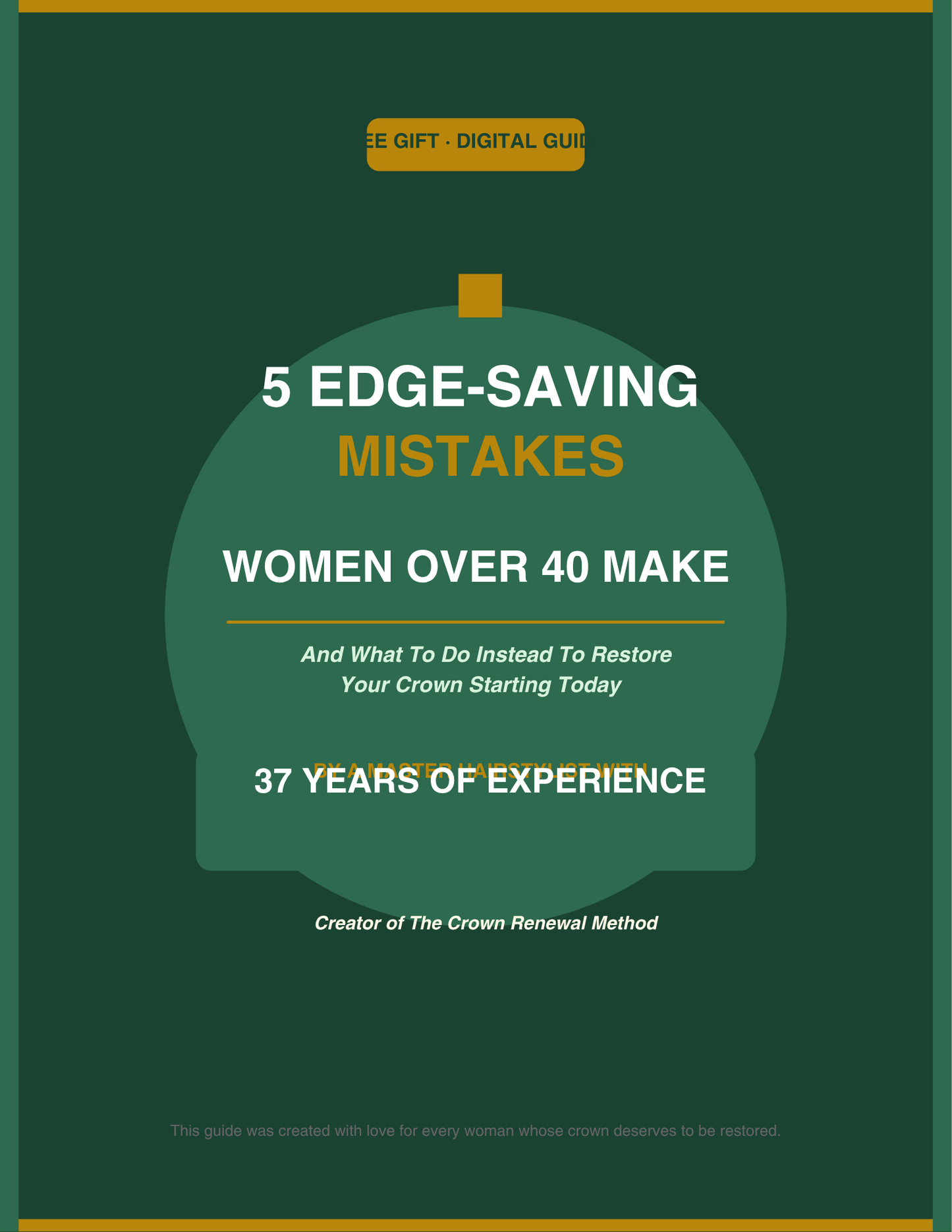 5 Edge-Saving Mistakes Women Over 40 Make Ebook (FREEBIE)
