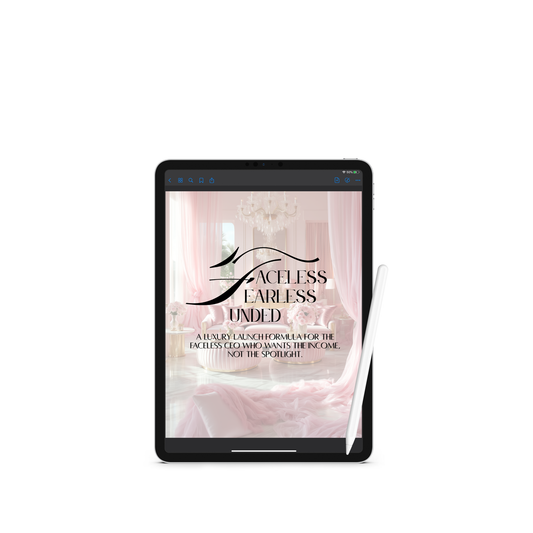 Faceless Fearless Funded Workbook (digital)