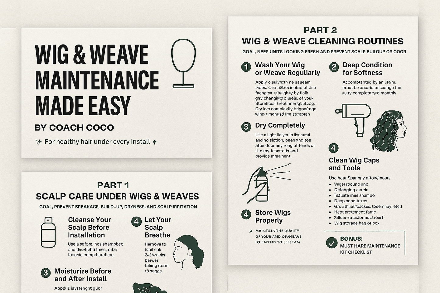 Wig & Weave Maintenance Ebook